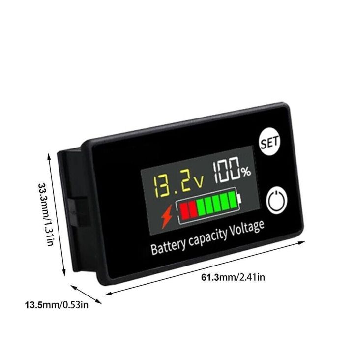 Battery%20Capacity%20Voltage%20Meter%208-100V%20with%20Alarm%20Temperature%2012V%2024V%2036V%2048V%2072V%2084V,%20LCD%20Digital%20Voltage%20Power%20Switch%20Meter%20Car%20RV%20Battery%20Power%20Indicator%20Panel%20Meter%20-%20Image%204