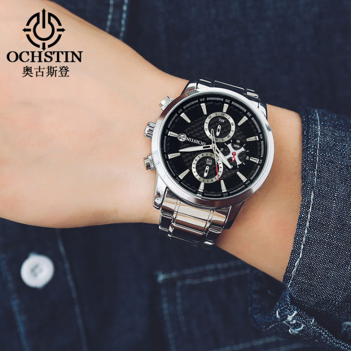 Ochstin%20Foreign%20Trade%20Steel%20Strip%20Men's%20Timer%20Multifunctional%20Watch%20Three%20Eye%20Calendar%20Night%20Light%20Carbon%20Fiber%20Casual%20Men's%20Watch%20-%20Image%205