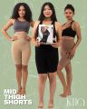 KILO Shapewear Mid-Thigh Shorts – Black. 