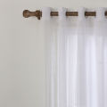 Colorful lifeHome Raine Light Filtering Bedroom Window Curtain Panel Solid Color Screen. 