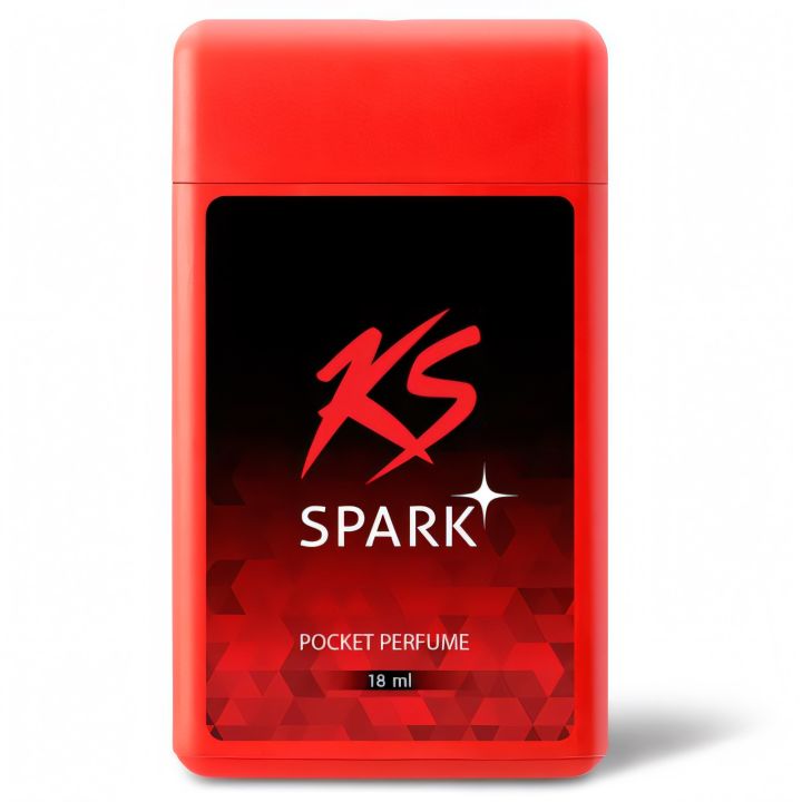 KS Pocket Perfume | Pack of 2pc * 18ml (500 Sprays Total) | Spark | Long Lasting Triple Notes