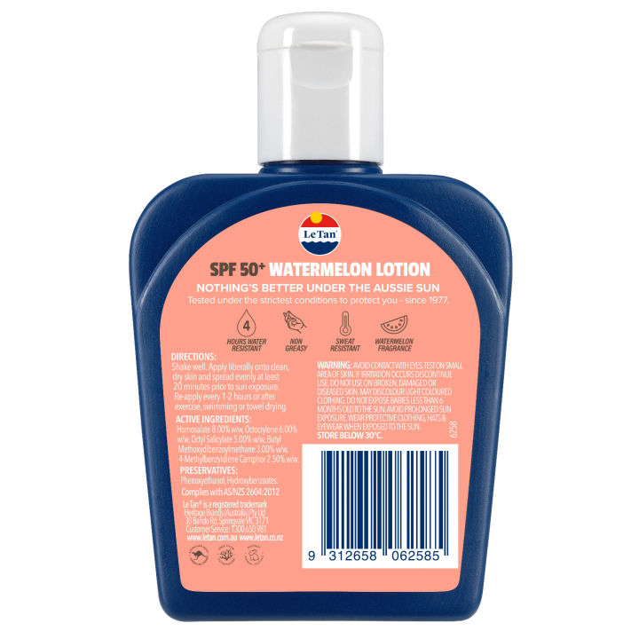 LeTan%20Watermelon%20SPF%2050+%20Sunscreen%20Lotion%20125ML%20-%20Image%204