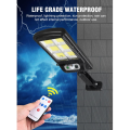Solar LED panel solar light with wall light, solar induction and remote control. 