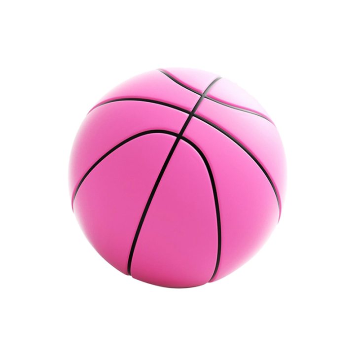 Foam Basketball, Indoor High Density Training Basketball 3D Texture Quiet Bounce No Noise Ball for Home Beach Pool Easy Install Easy to Use B
