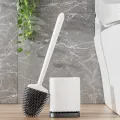 EzeeKart Silicone Wall-Mounted Toilet Brush | Easy To Use Durable Silicone Toilet Cleaning Brush | Wall Mounted Silicone Toilet Brush. 