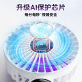 Cross-border mini silent usb portable small fan student lazy hanging fan sports portable handheld folding fan. 