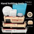 Creative Solid Wood Rope Braiding Tool DIY Adjustable Red Rope Braiding Frame Hand-woven Rope Rack for Bracelet Necklace. 