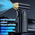 Mini Turbo Fan 130000RPM Violent Turbo Fan 4000mAh Battery Type-C Charging Brushless Motor Blower Wind Speed 52m/s Handheld Device Turbo Jet Blower Outdoor Use. 