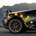 Car Cool Styling Decoration Waterproof Car Modification Car Decals Trims DIY Universal Vinyl Hexagon Honeycomb Decals Car Side Body Sticker. 