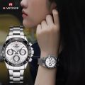 NAVIFORCE NF9193 Classic Business Luminous Multifunction Chronograph Stainless Steel Watch For WOMEN. 