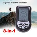 8-in-1 Multifunctional Electronic Altimeter Barometer LCD Digital Compass Thermometer. 