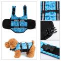 Reflective Strip Swimsuit Boating Swimming Preserver Dog Life Jacket Puppy Surf Saver Coat Pet Safety Clothes. 
