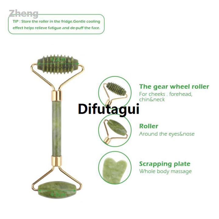 Difutagui%20Zheng%20Department%20Roller%20Gua%20Sha%20Facial%20Massager%20Face%20Jade%20Gua%20Anvil%20Roller%20%E3%80%902025%20Version%E3%80%91%20Physical%20Therapy%20Gua%20Sha%20Massage%20Roller%20Jade%20Gua%20Sha%20Set%20Natural%20-%20Image%202