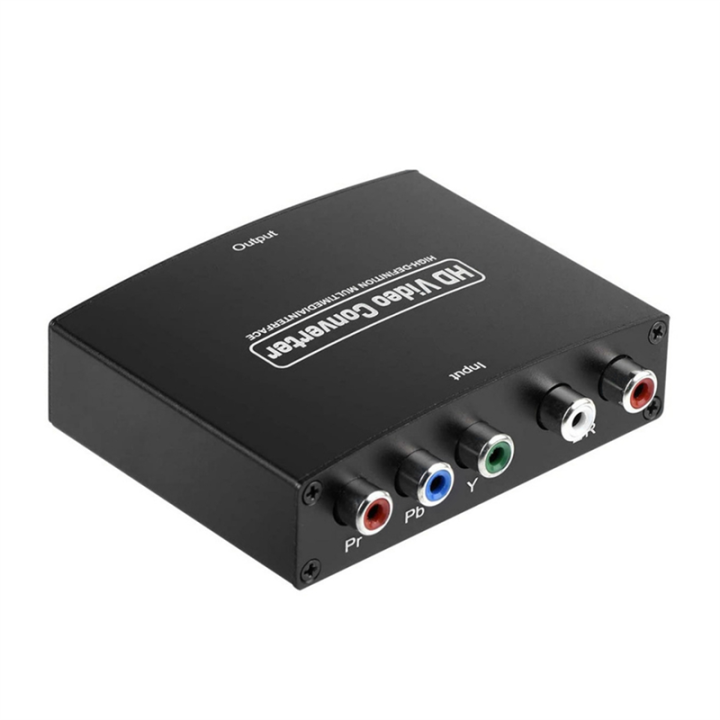 1 Set Black Ypbpr to Component to -Compatible HD Converter Ypbpr to ...