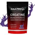 Micronised Creatine Monohydrate Powder (250g, Blueberry) & Whey Protein Supplement Powder - 1 Kg (2.2 Lb), Double Rich Chocolate. 