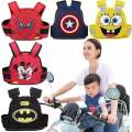 scooty belt/ bike sefty belt/Children's Bicycle Motorcycle Seat Safety Harness Riding Safety Belt(multicolor). 