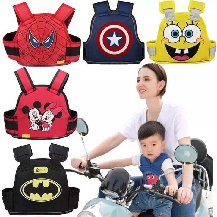 scooty belt/ bike sefty belt/Children's Bicycle Motorcycle Seat Safety Harness Riding Safety Belt(multicolor)