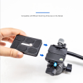 Mini Panoramic Tripod Camera Heads Hydraulic Fluid Video Damping Metal for Tripod Monopod Camera Holder Stand. 