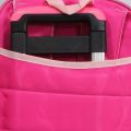 Pink Frozen 3D Backpack With Strolly For Kids. 