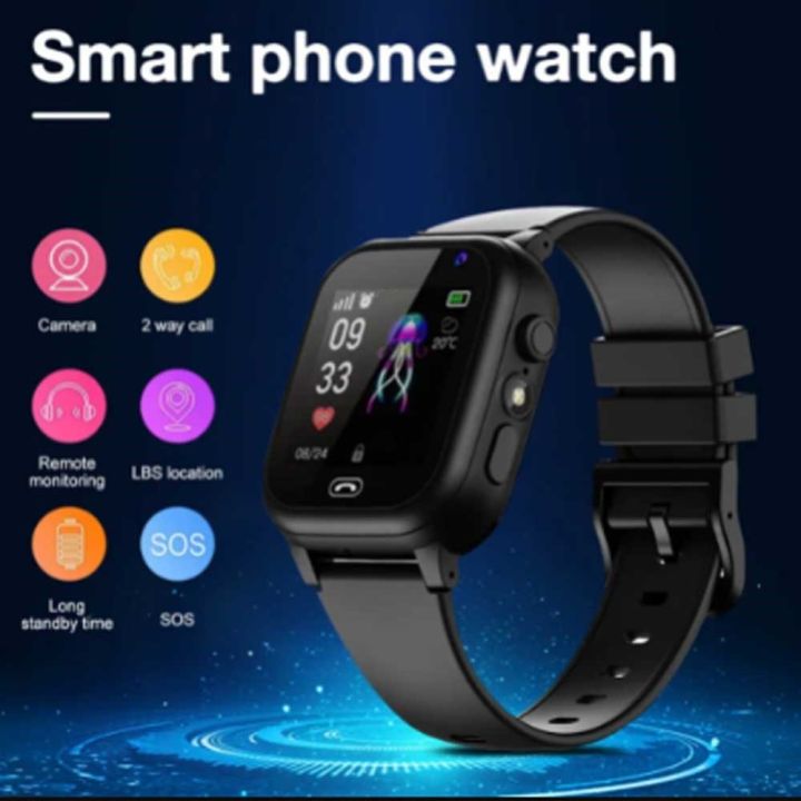 Linman S1 Kids Smart Watch Phone LBS SOS Location Camera Video Call ...
