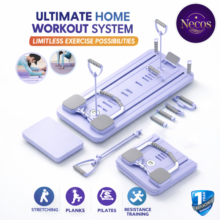 Necos%20Foldable%20Pilates%20Reformer%20Board%20with%20Ab%20Roller,%20Ab%20Exercise%20Machine,%20Multi-Functional%20Pilates%20Board%20for%20Home%20Workouts,%20Full%20Body%20Pilates%20Core%20Trainer,%20Abdominal%20Board%20For%20Men%20and%20Women%20Unisex%20-%20Image%202