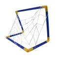 XHHDQES 2X Folding Mini Football Soccer Goal Post Net Set with Pump Kids Sport Indoor Outdoor Games Toys. 