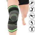 Luting 3D Pressurized Fitness Running Cycling Knee Support Braces Elastic Nylon Sport Compression Pad Sleeve For Basketball - Single. 