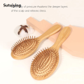 Sutuiying Dafang Board Bamboo Airbag Comb Elliptical Air Cushion Luxury Comb Scalp Massage Comb Hair Styling Comb. 