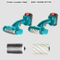 Outdoor Grilling Accessories Rechargeable Electric Cleaning Brush Cordless Ice Scraper Powerful Cleaner Lithium Battery Powered Ergonomic Handheld Scrubber BBQ Grill. 