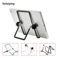 Sutuiying Portable Metal Tablet Stand Mount Foldable Desk Flexible Phone Stand 2025 for IPad IPhone Samsung Huawei Universal Work Home Travel. 