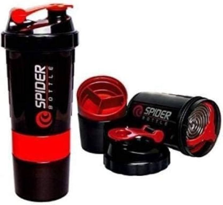Spider%20Protein%20Shaker%203%20In%201%20Sports%20Water%20Bottle%20With%20Inserted%20Mixing%20Ball%20-%20500ml%20-%20Image%203