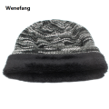 Wenefang AETRUE Knitted Hat Women Skullies Beanies Winter Hats For Men Bonnet Striped Caps Warm Baggy Soft Female Wool Male Beanie Hat. 