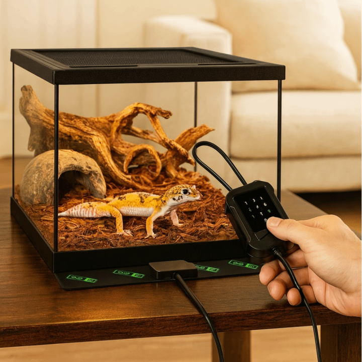 Warmer Heating 10/14/28/50/60W Reptile Heat Mat Thermostat Control ...