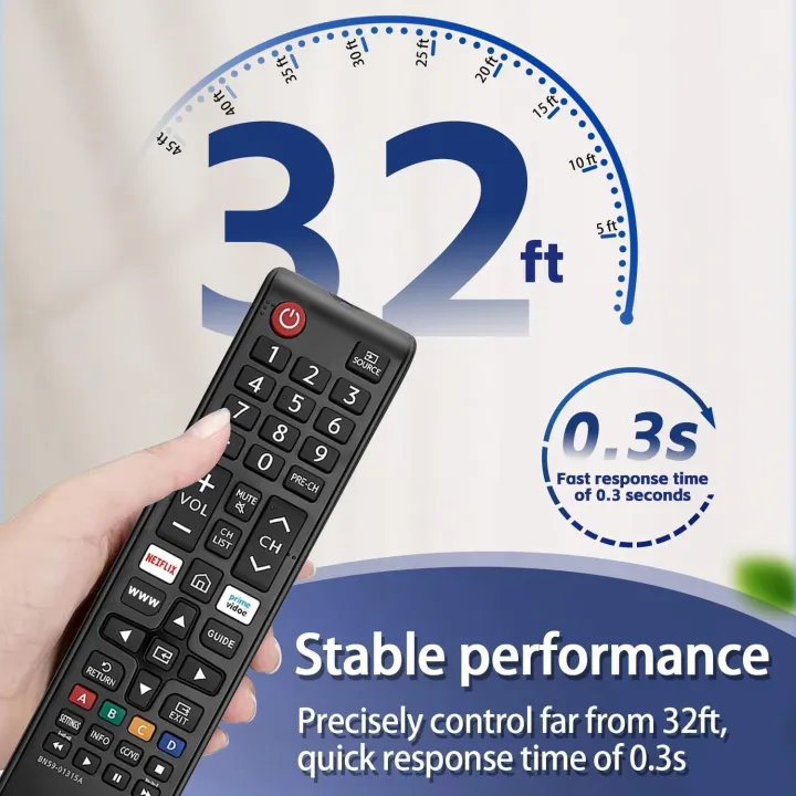 Samsung%20TV%20Remote%20Control%20Replacement%20For%20Samsung%20Smart%20TV%20Remote%20All%20Samsung%20LED%20QLED%20LCD%206/7/8/9%20Series%204K%20UHD%20HDTV%20HDR%20Flat%20Curved%20Smart%20TV,%20with%20Netflix,%20Prime%20Video%20and%20Browswe%20Button%20-%20Image%208