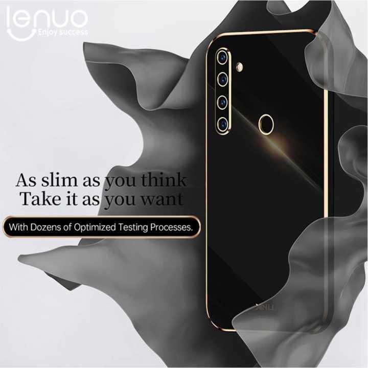 Lenuo For Realme 5 Pro Phone Case Shiny Bling Back Cover