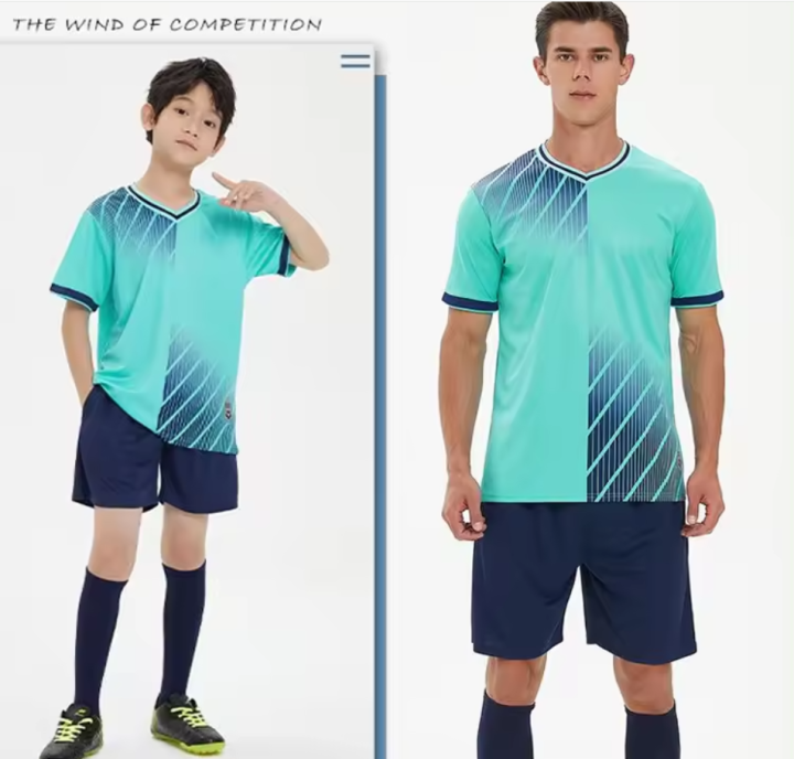 A Grade Plain Club Jersey Set For Adult Made in Thailand