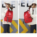 2024 Back To School Season Large Capacity Student Backpack Casual Solid Color Oxford Backpack Multi Functional Simple Bag. 