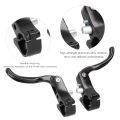 1Pair Durable 22.2 Diameter Bike Brake Handle Ergonomic Aluminum Alloy Bike Brake Level Handles Black High Performance Bike Handlebar Brakes Bike Repair. 