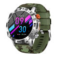 K59 Men's smartwatch reloj 1.43-inch AMOLED 466 * 466 high-definition display with sturdy sports BT call connection. 