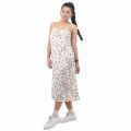 Summer Collection  Stylish Cute Floral Printed Cotton Mix Midi / One Piece Dress  For Women By Rc. 