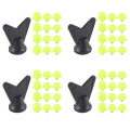 NAMUNY 48Pcs Football Shoe Spikes Soccer Boot Cleats M5 Threading Screw 7mm 10mm Anti Slip Replacement Studs Green. 
