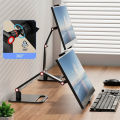 Portable Monitor Desk Holder Metal Stand 16 Inch Universal Expandable Display Base Vesa Mount External Vertical Screen Expansion Tetuo. 