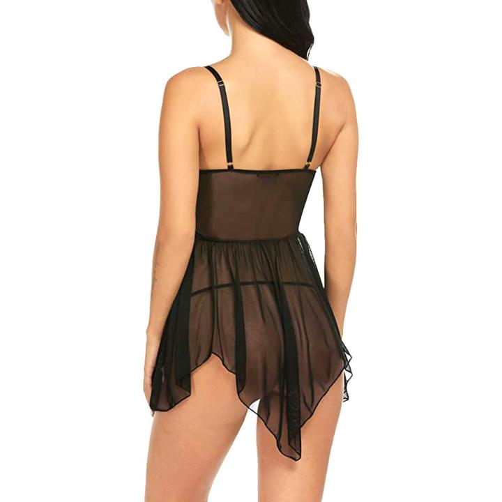 Combo%20Set%20of%20Nightwear%20Babydoll%20Lingerie%20Women's%20Nightwear%20Honeymoon%20Lingerie%20Babydoll%20Lace%20Sleepwear%20Free%20Size%20Black%20Color%20-%20Image%205