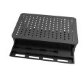 Multi-use Adjustable Computer Monitor Stand Metal with Storage Drawer Laptop Cooling Bracket Heightening Storage Rack. 