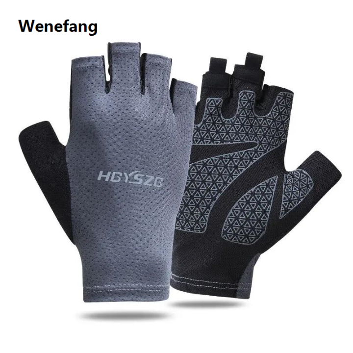 Wenefang%20Summer%20Cycling%20Gloves%20Men%20Sunscreen%20Breathable%20Fishing%20Gloves%20Gel%20Outdoor%20MTB%20Road%20Bike%20Motorcycle%20Bicycle%20Gloves%20Half%20Finger%20-%20Image%202