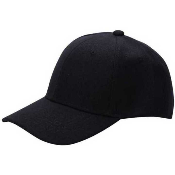 Black Plane Cap For Men And Women Size Medium