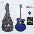 Pluto 150 Acoustic Guitar - Black. 