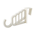 Multi-Function Home Accessories Foldable Clothes Hanger Drying Rack 5 Hole Suit Bathroom Door Plastic Organizer Storage Rack　GENGLI. 