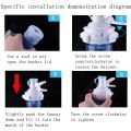 4 Pack Water Dispenser Valve, Water Jug Dispenser Valve Water Jug Cap Bottle Spout Reusable Plastic Spigot Faucet. 