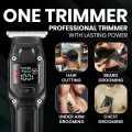 VGR V-964 Professional Hair Trimmer for Men & Boys | Turbo Mode | LED Display | 1.5 Hour Runtime | Quick Charge | Stainless Steel Blades | Corded/Cordless Use | 3 Cutting Lengths | Rechargeable Beard & Hair Clipper | Reelax Comforts | Relax Home Solutions. 